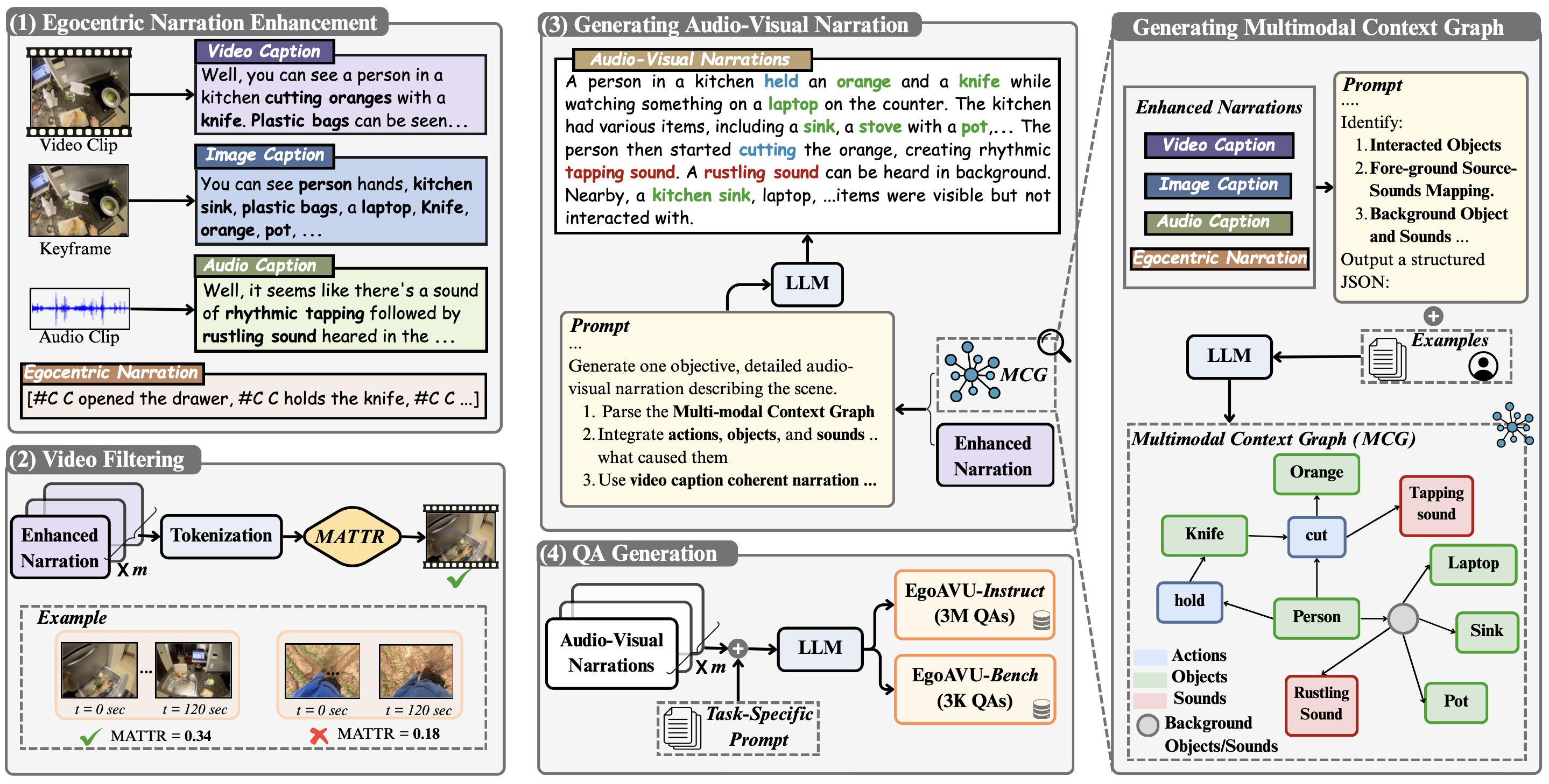 EgoAVU methodology overview